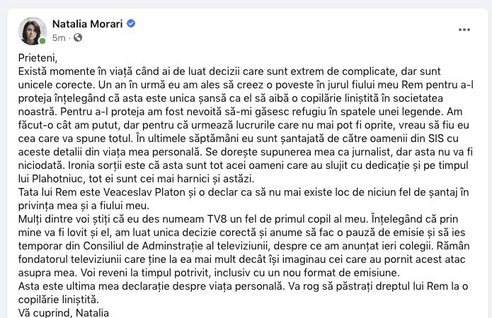 Intriga a început săptămâna trecută, atunci când interlopul român Cristian Rizea a postat un video din fața unei scări de bloc, declarând că acolo Morari și Platon s-ar întâlni periodic. În clip, Rizea transmitea un mesaj printre rânduri: __Nu poți să ții lecții de moralitate la TV și să ascunzi această informație.__