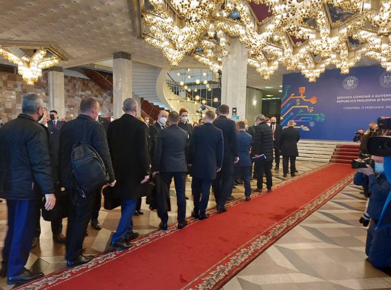 Ședința comună de guverne are loc la Palatul Republicii
