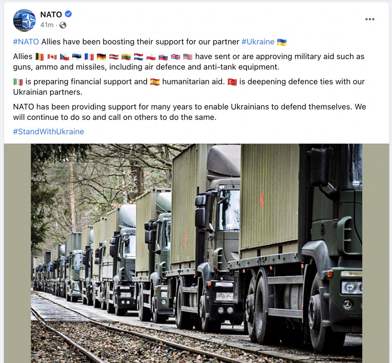 NATO, anunț oficial: Trimite Ucrainei muniții, rachete, veste anti-glonț, rachete anti-tanc, etc