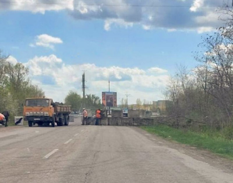 În regiunea transnistreană se instalează blocuri de beton la unele intrări în regiune, probabil pentru puncte de control suplimentare