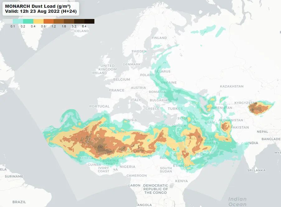 Nor de ceață atipică de deasupra Moldovei - transport continental de praf saharian. Explicația meteorologilor pe lung aici