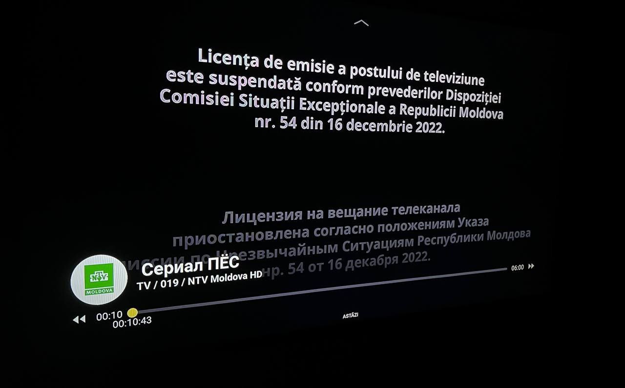 Posturile afiliate lui Șor, deja suspendate în rețeaua Starnet, în urma deciziei Comisiei Situații Exceptionale
