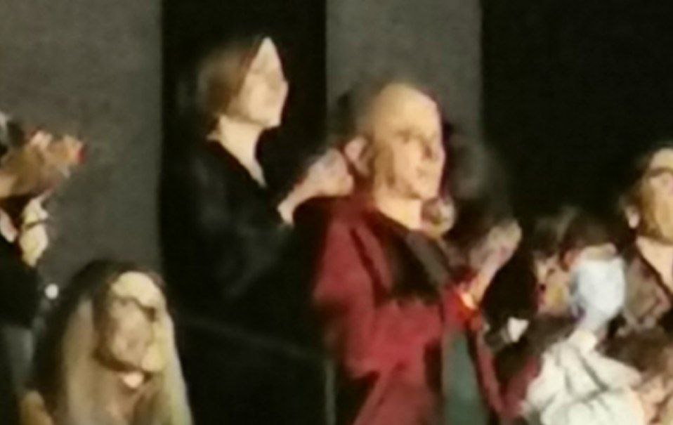 Maia Sandu, văzută în tribune la inaugurarea Arena Chișinău la concertul Okean Elzy. Vacarciuk i-a mulțumit de pe scena pentru voința de a lupta pentru libertate: __I know your president is here. I want to thank her, for the will to fight for freedom.__