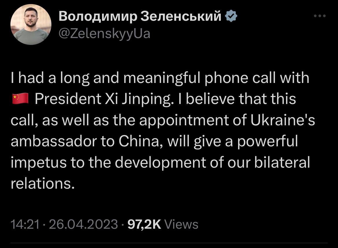 Președintele ucrainean spune că a avut o discuție telefonică cu președintele Chinei, XI Jinping, fără a oferi detalii despre cele discutate