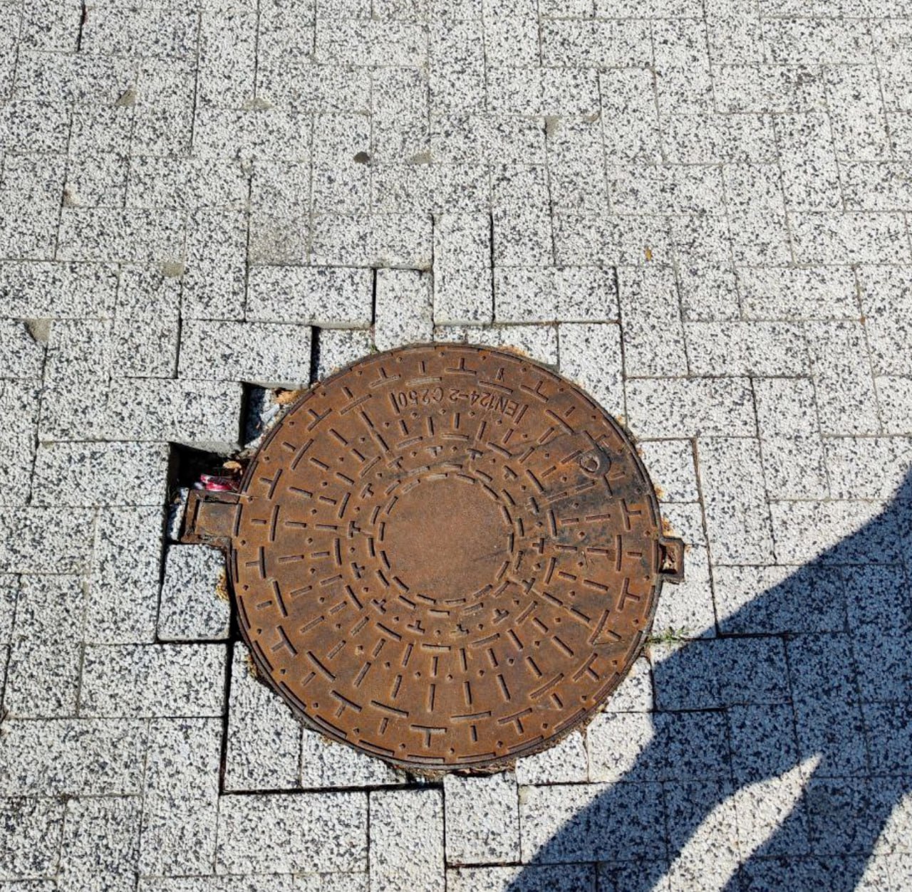 Altă "capodoperă: Trotuarul recent reparat pe str. Cuza Vodă de la Botanica