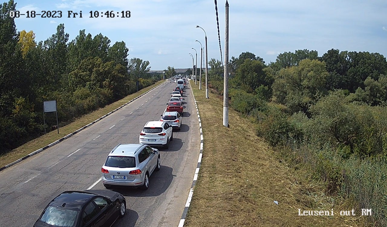 Atenție, 2 puncte de trecere a frontierei cu România, aglomerate: Leușeni și Sculeni. Poliția de frontieră recomandă folosirea altor căi de ieșire din țară