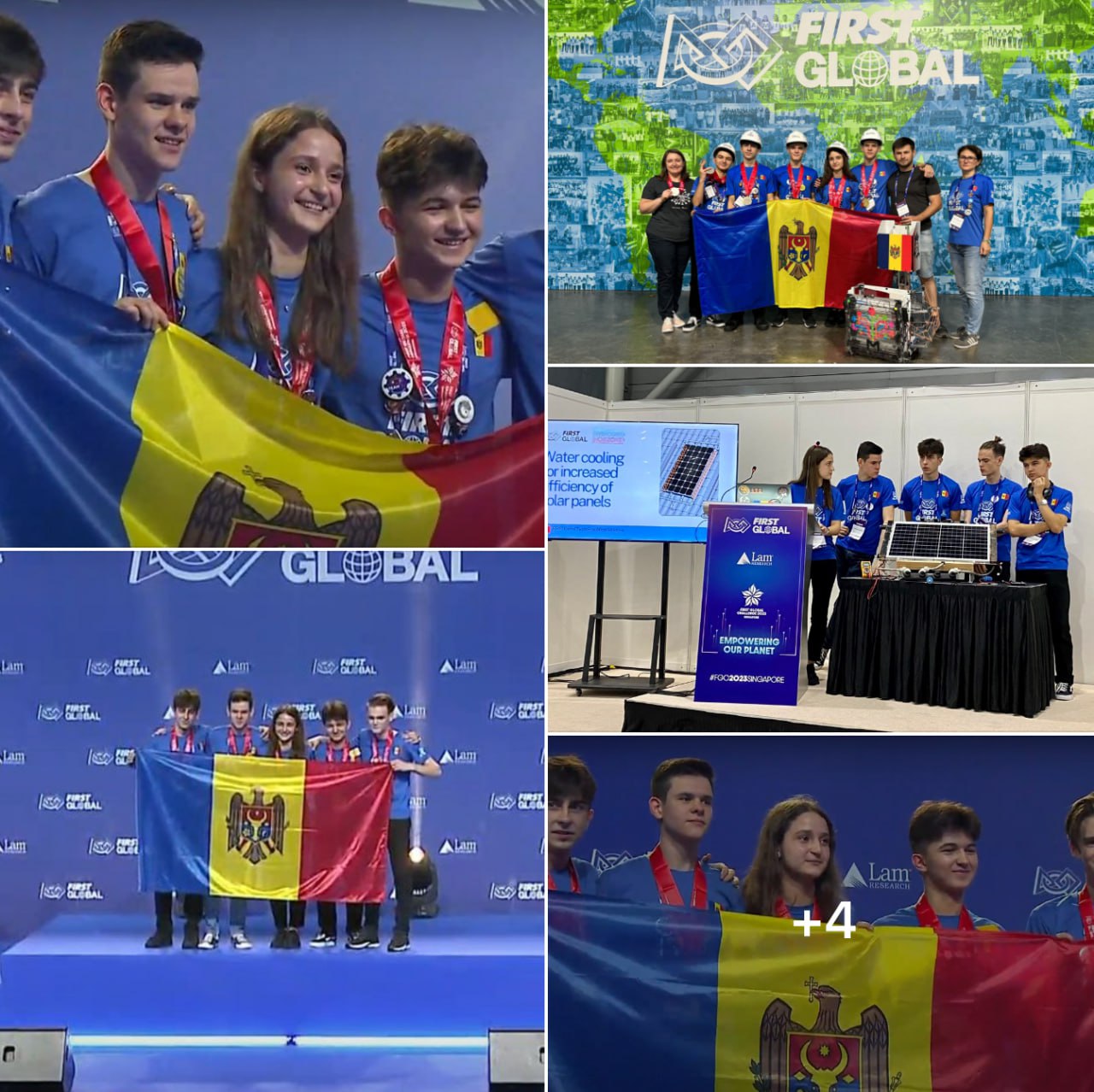 Echipa Moldovei a obținut aurul și argintul la concursul internațional de robotică din Singapore. Tinerii din Moldova au participat alături de alte 190 de țări din întreaga lume, aducând țara noastră pe harta celei mai mari olimpiade de robotică de pe glob