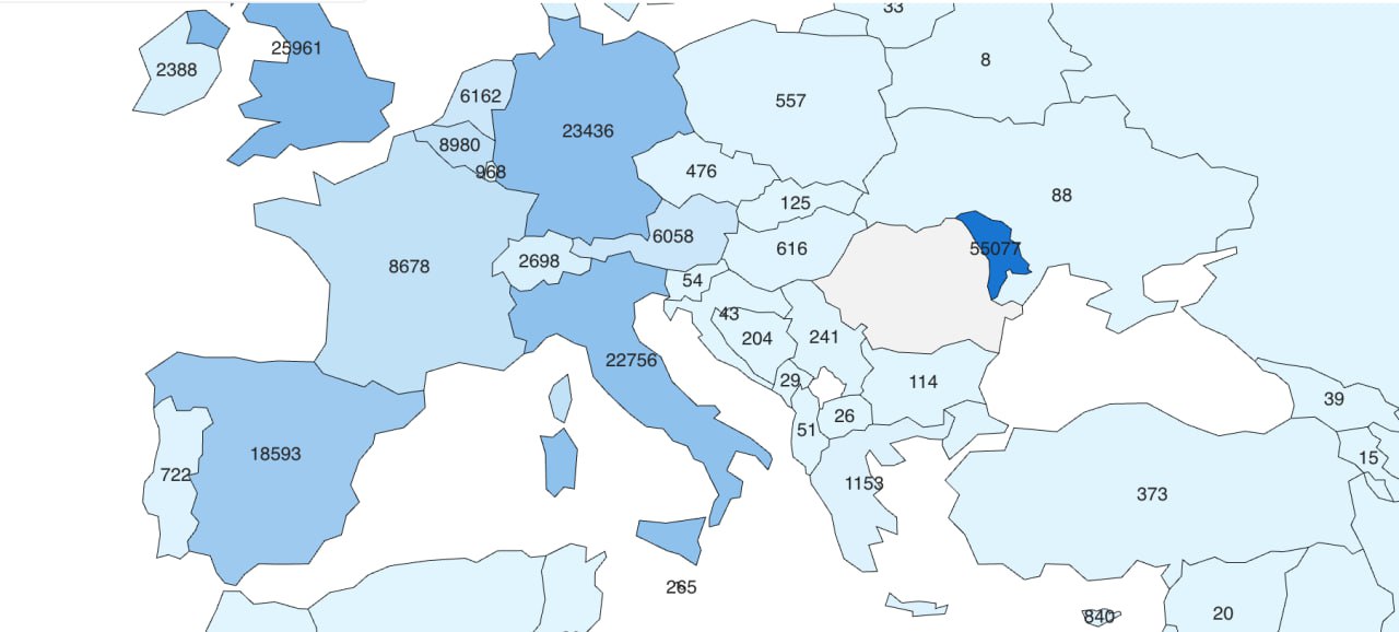 Peste 55 000 de cetățeni români din Moldova au votat până la această oră. Potrivit unor surse neoficiale, printre principalele opțiuni de vot sunt PNL (partenerul PAS), Alianța Dreaptă și REPER