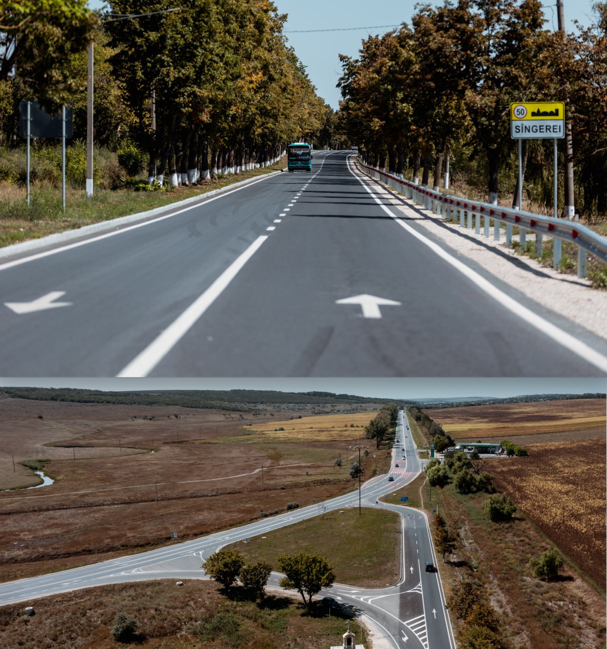 Oamenii din orașul Sîngerei merg acum pe un drum european. Potrivit ministerului Infrastructurii, au fost reabilitați 6,5 km de drum care trece prin oraș, a fost reparată partea carosabilă, instalate peste 600 de indicatoare rutiere, marcaj și construită rețeaua de canalizare pentru apele pluviale