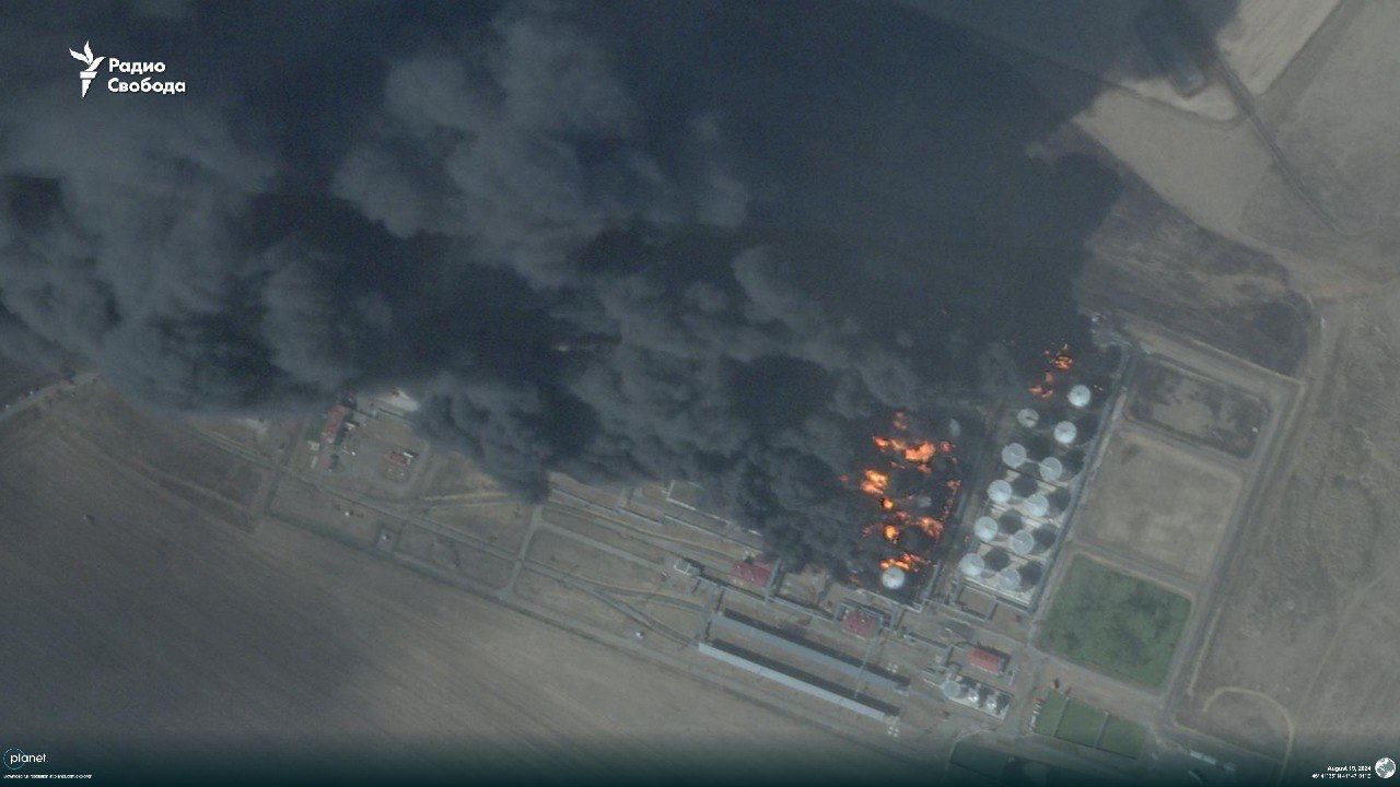 Așa cum spunea Dudaev, războiul și flăcările au ajuns și pe teritoriul rusesc. Acum 5 zile ucrainenii au atacat un rezervor petrolier din Rostov. De atunci, serviciile speciale nu pot stinge flăcările