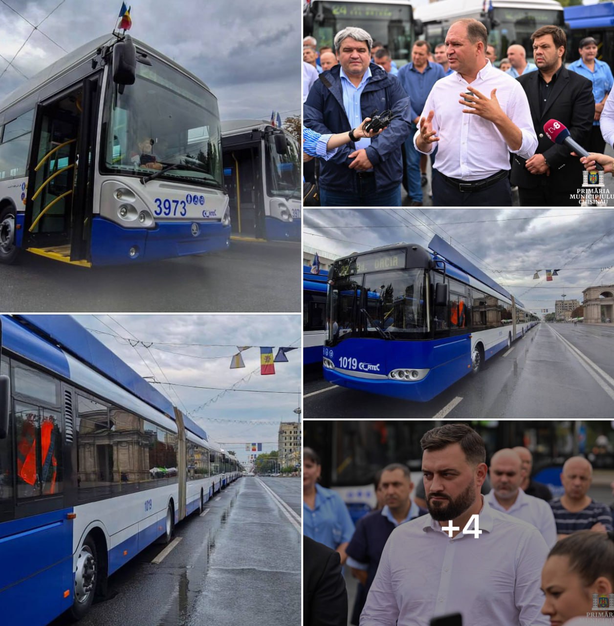 Primarul Capitalei, Ion Ceban, anunță că edilitatea a adus încă 20 de troleibuze, care vor fi puse pe rută