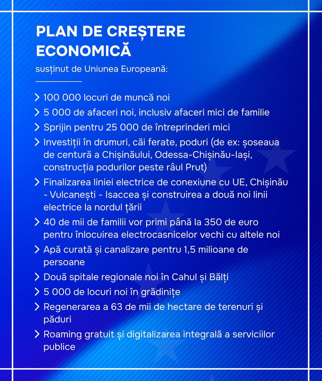 Dorin Recean, mesaj despre cum sunt folosiți banii UE: "Acest plan, elaborat de Guvernul Republicii Moldova, reprezintă viziunea noastră de creștere economică, dezvoltare a infrastructurii și modernizare continuă a țării noastre"