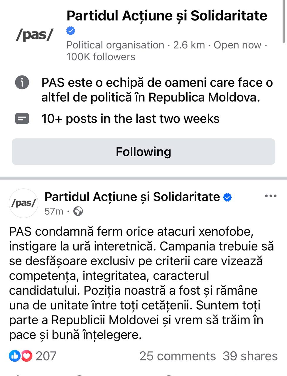 Simpatizant PAS, Marin Andoni, atacuri cu instigare la ură pe rețelele de socializare: "Ce facem noi, dăm țara pe mâna la un găgăuz?  Dacă se trezește Ștefan cel Mare... mai moare o dată dacă aude asta (...) Un moldovean nu votează un găgăuz"