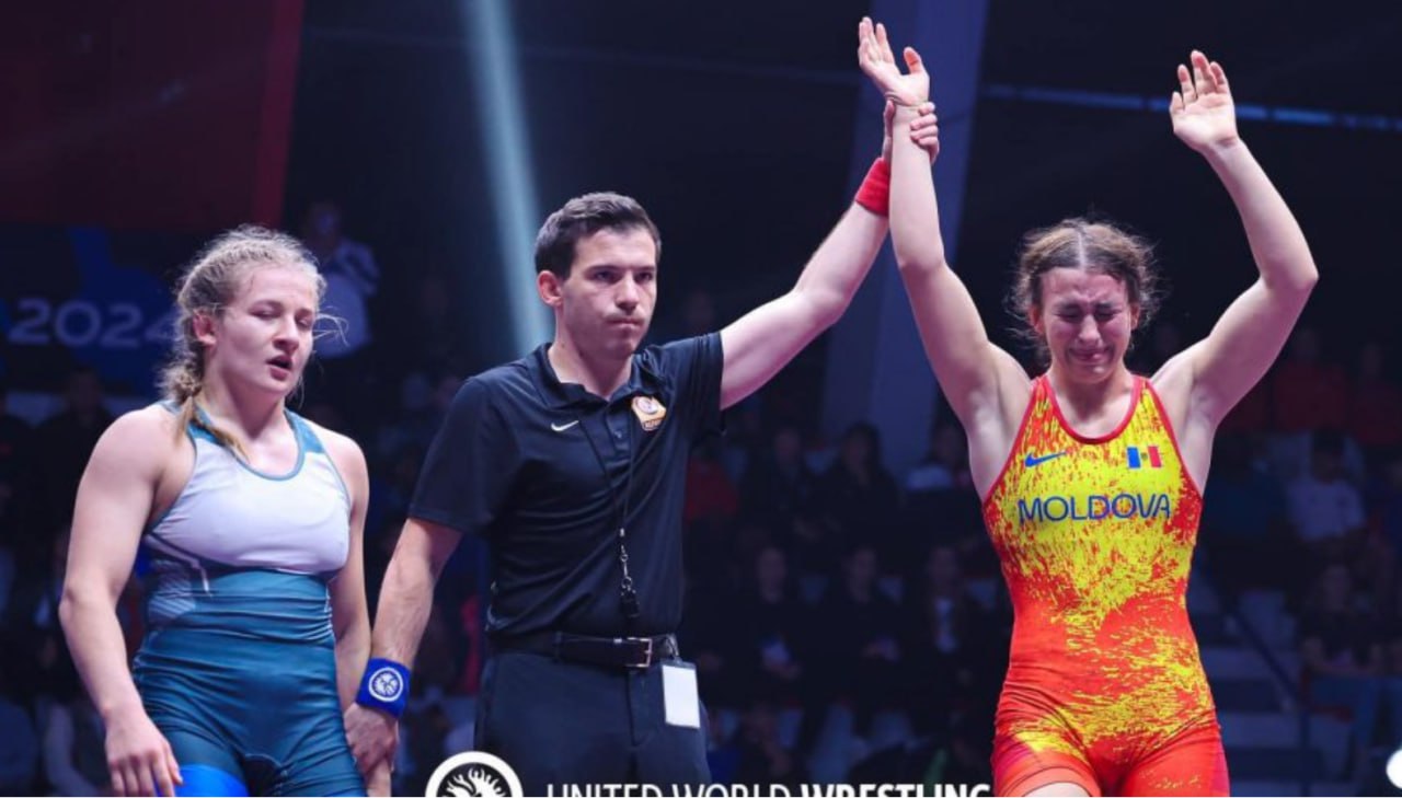 ‍♀️ Irina Rîngaci a devenit campioană mondială la lupte feminine. E ultimul titlu din cariera sa la această categorie de vârstă U23
