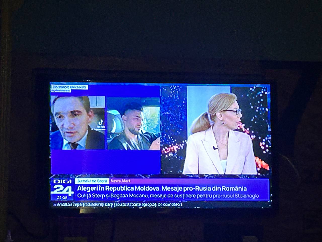 Indignare aseară la postul TV Digi24 din România. Invitații din studio au cerut statului român să investigheze cum circulă banii rusești prin România, după ce un grup de maneliști au început să-l promoveze pe Stoianoglo, brusc, fără să-l cunoască. Aceștia au rămas șocați cum prin România sunt transmise mesaje pro-ruse în R. Moldova, înainte de alegeri cheie