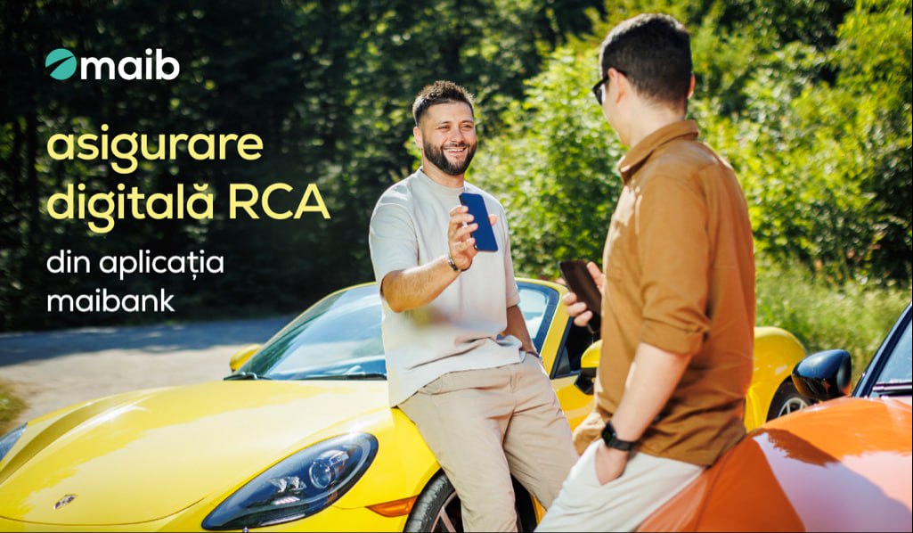 Maib lansează asigurarea digitală RCA – direct din aplicația maibank