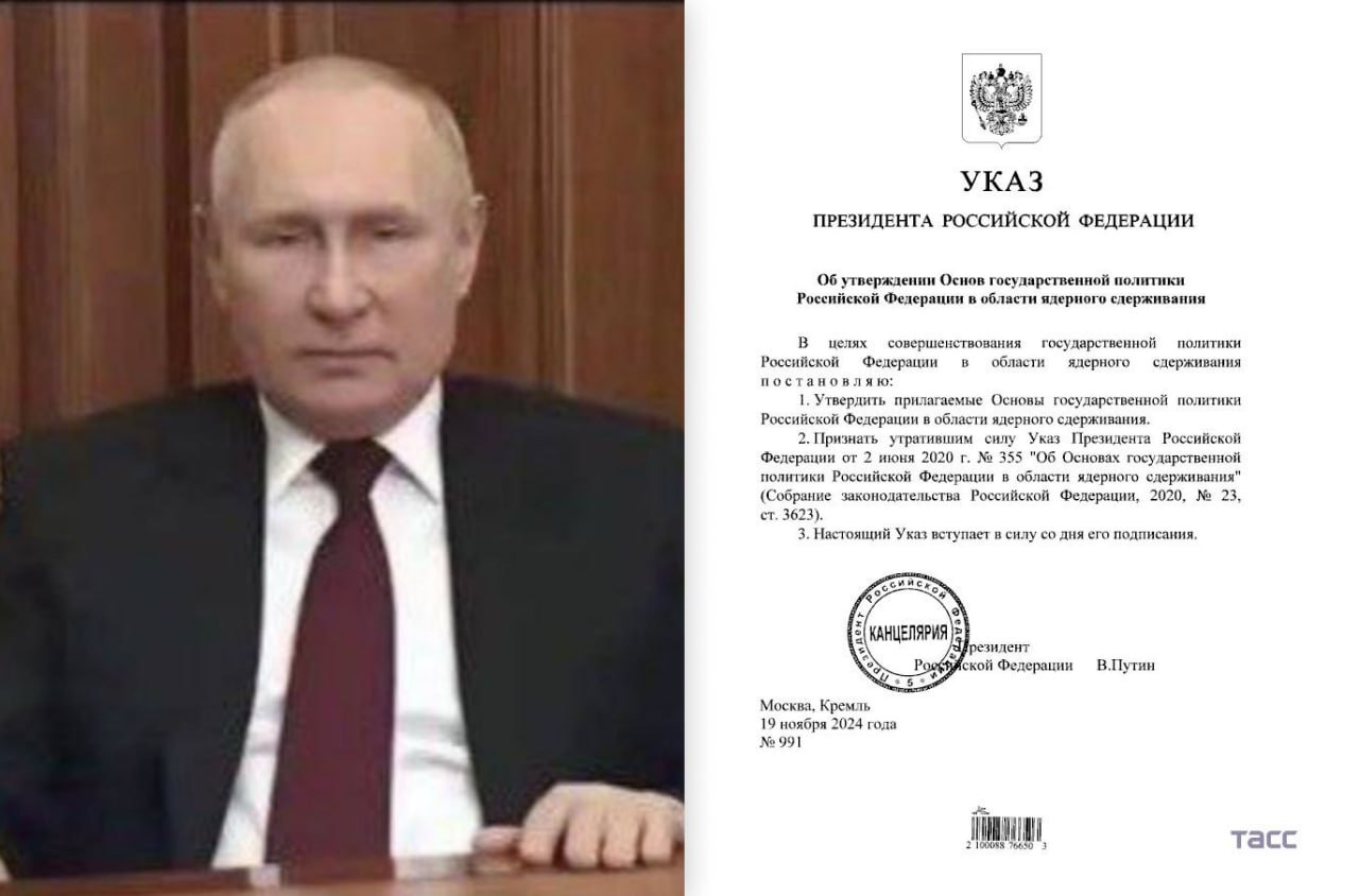 Putin încearcă să sperie pe Occidentul, după ce ucrainenii au primit dreptul de a folosi rachete cu raza lungă de acțiune, în regiunea Kursk a Rusiei: