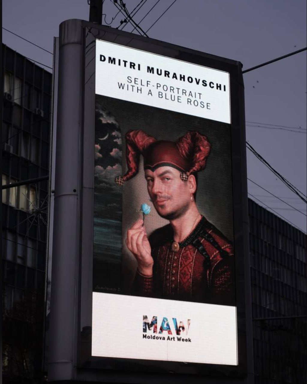 Moldova Art Week transformă Chișinăul într-o galerie de artă în aer liber între 16-22 decembrie 2024. Evenimentul va expune creațiile a 100 de artiști moldoveni pe 100 de suprafețe publicitare din capitală, inclusiv LED-uri, billboard-uri și citylight-uri