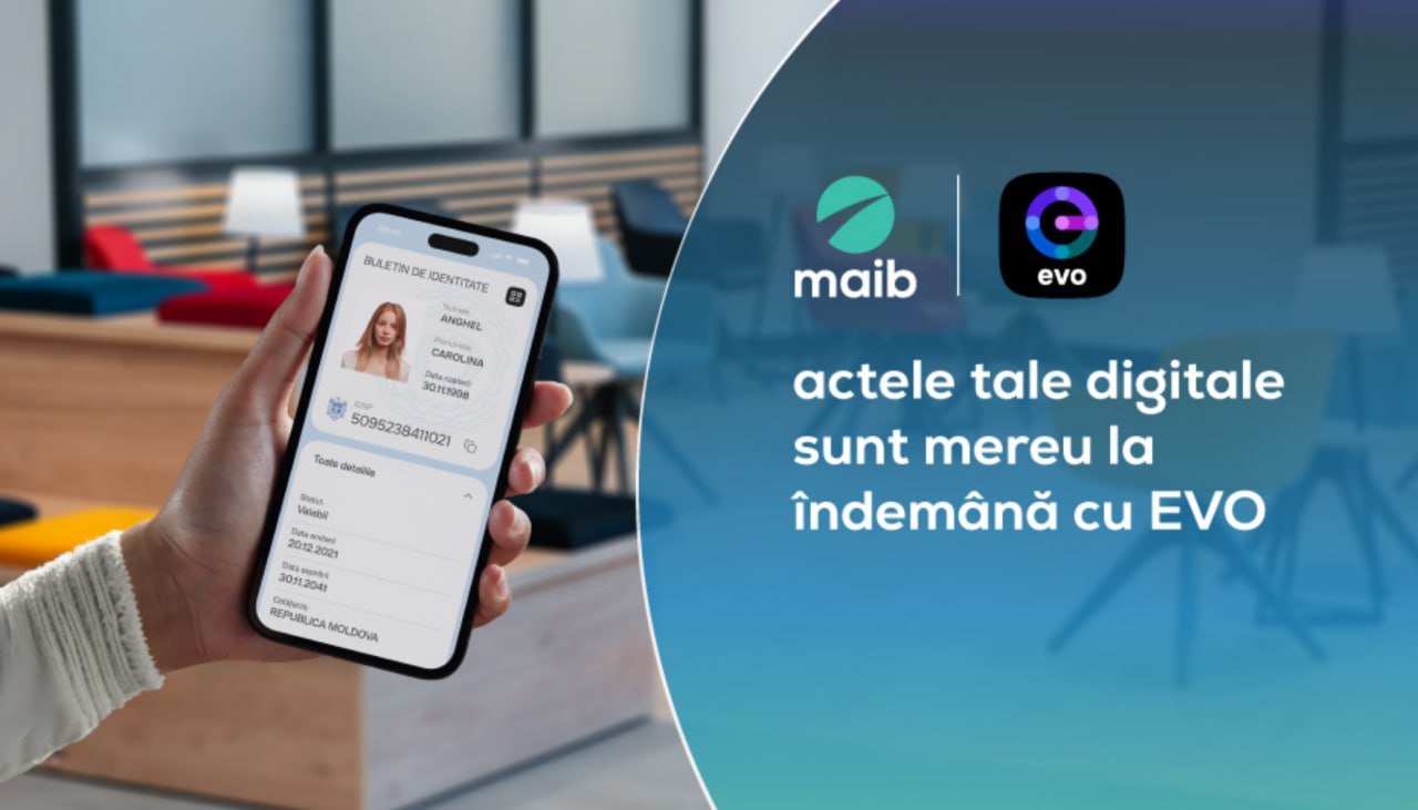EVO pentru clienții existenți maib – un pas înainte în digitalizarea serviciilor bancare