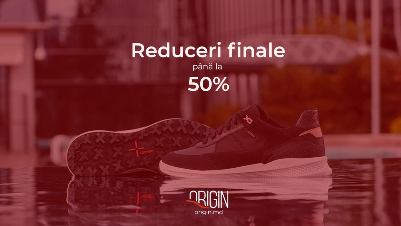 Hooooraay! Mai ai timp să te faci cu o pereche de încălțăminte faină: Reduceri finale de până la 50% la toate brandurile din rețeaua ORIGIN: GEOX, Clarks, Skechers, Aldo, Primigi, Biomecanics si altele