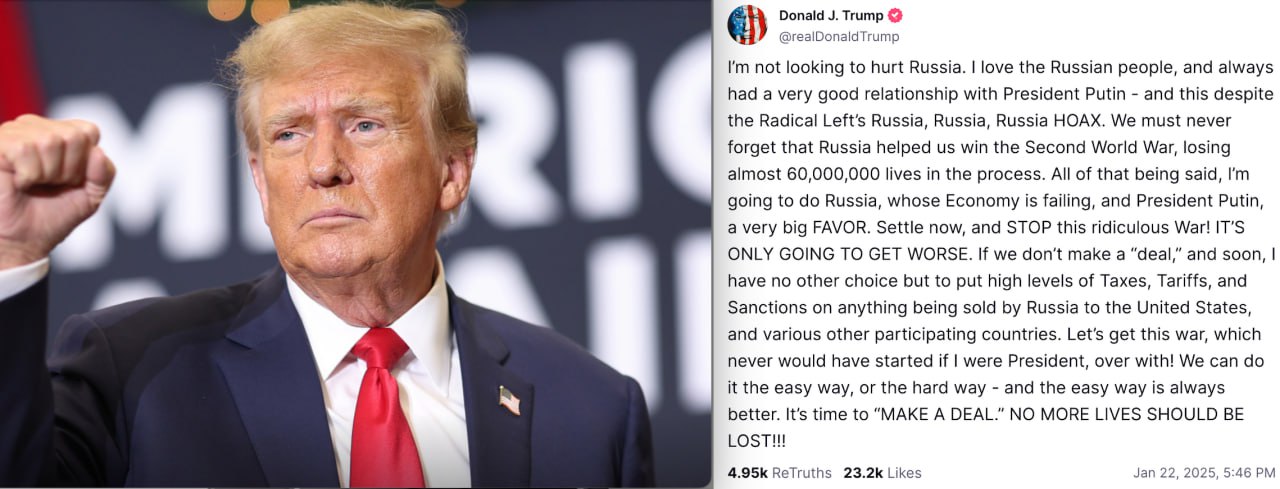 Președintele SUA, Donald Trump, mesaj-avertizare pentru Vladimir Putin în această seară: