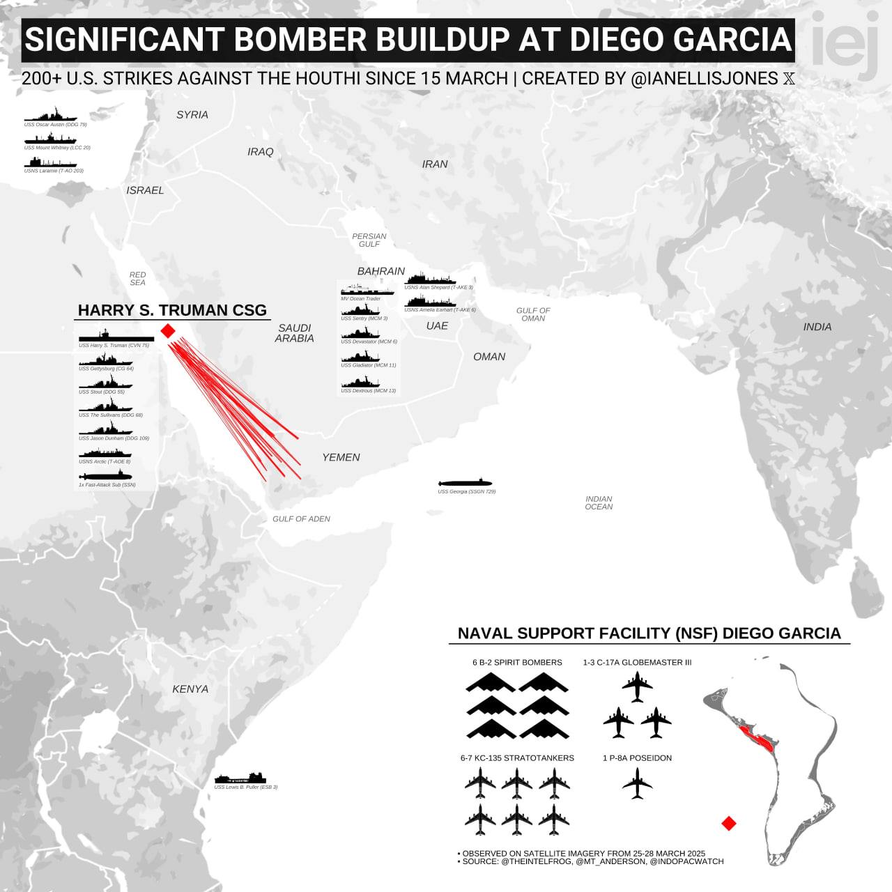 SUA își întărește puternic prezența în Orientul Mijlociu, cu multe forțe militare trimise în zonă, într-o măsură de a avertiza Iranul