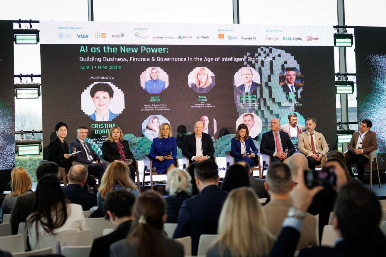 Conferința AI & Big Data are loc la Chișinău în perioada 3-4 aprilie, cu sprijinul partenerului strategic Visa