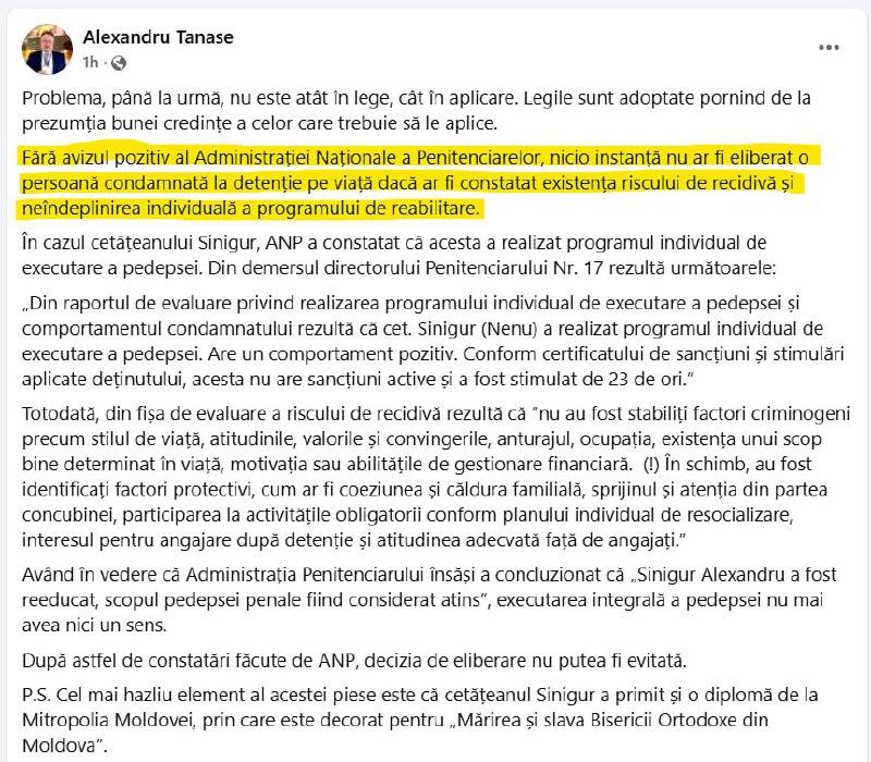 Ultimă oră! Scandalul eliberărilor din penitenciare: Premierul Dorin Recean a solicitat demisia șefului Administrației Naționale a Penitenciarelor: