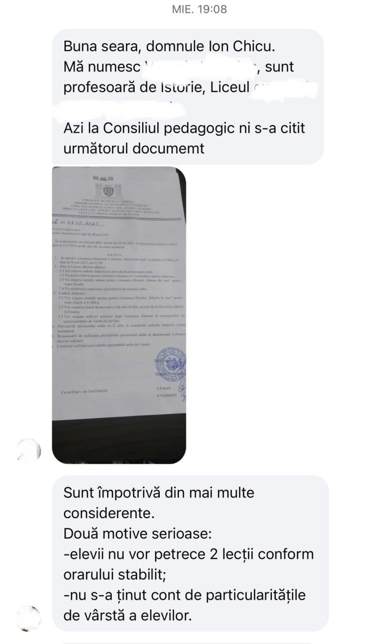 Filmul "Siberia din oase", difuzat azi în școli, motiv de controversă