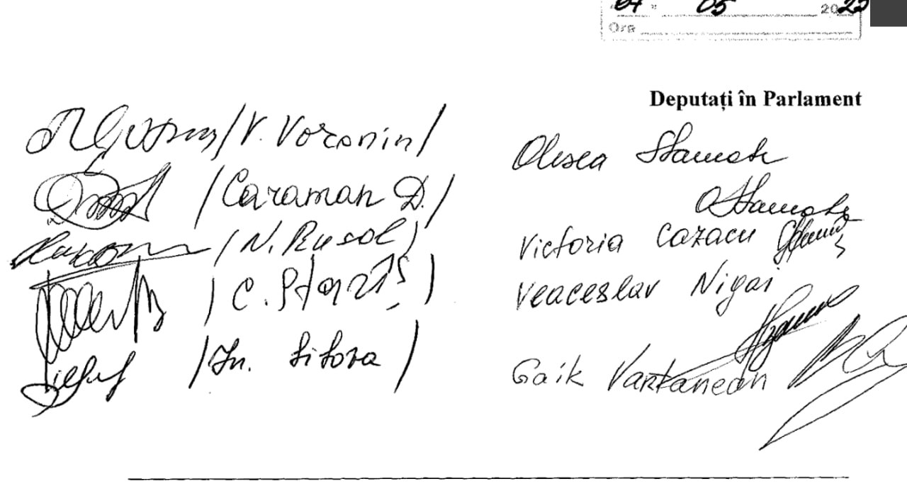 Legea Amnistiei: Cine sunt deputații care au semnat proiectul privind comisia de anchetă propusă de Stamate: Voronin, Caraman, Starîs, Vartanean, Nigai, Cazacu, etc