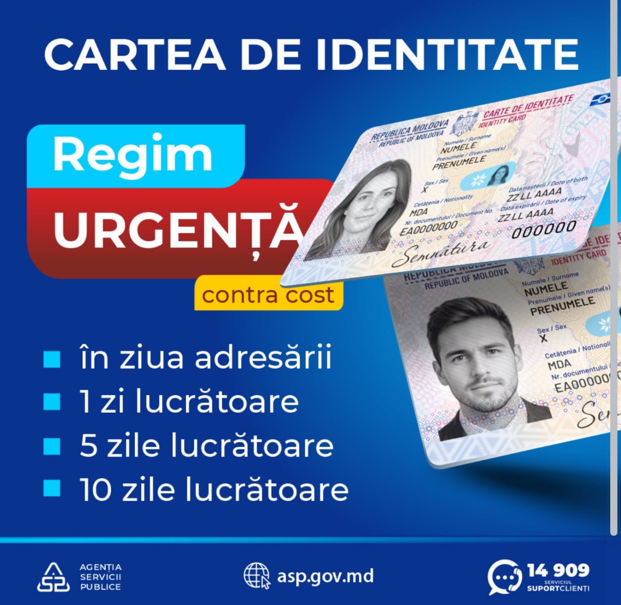Carte de identitate în regim de urgență din 26 mai: Câți bani trebuie să scoată din buzunar cetățenii