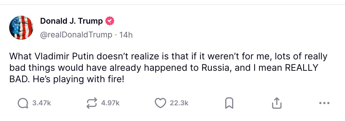 Trump, din nou furios: Spune că Putin „se joacă cu focul”, după 3 zile de atacuri rusești asupra orașelor Ucrainei: