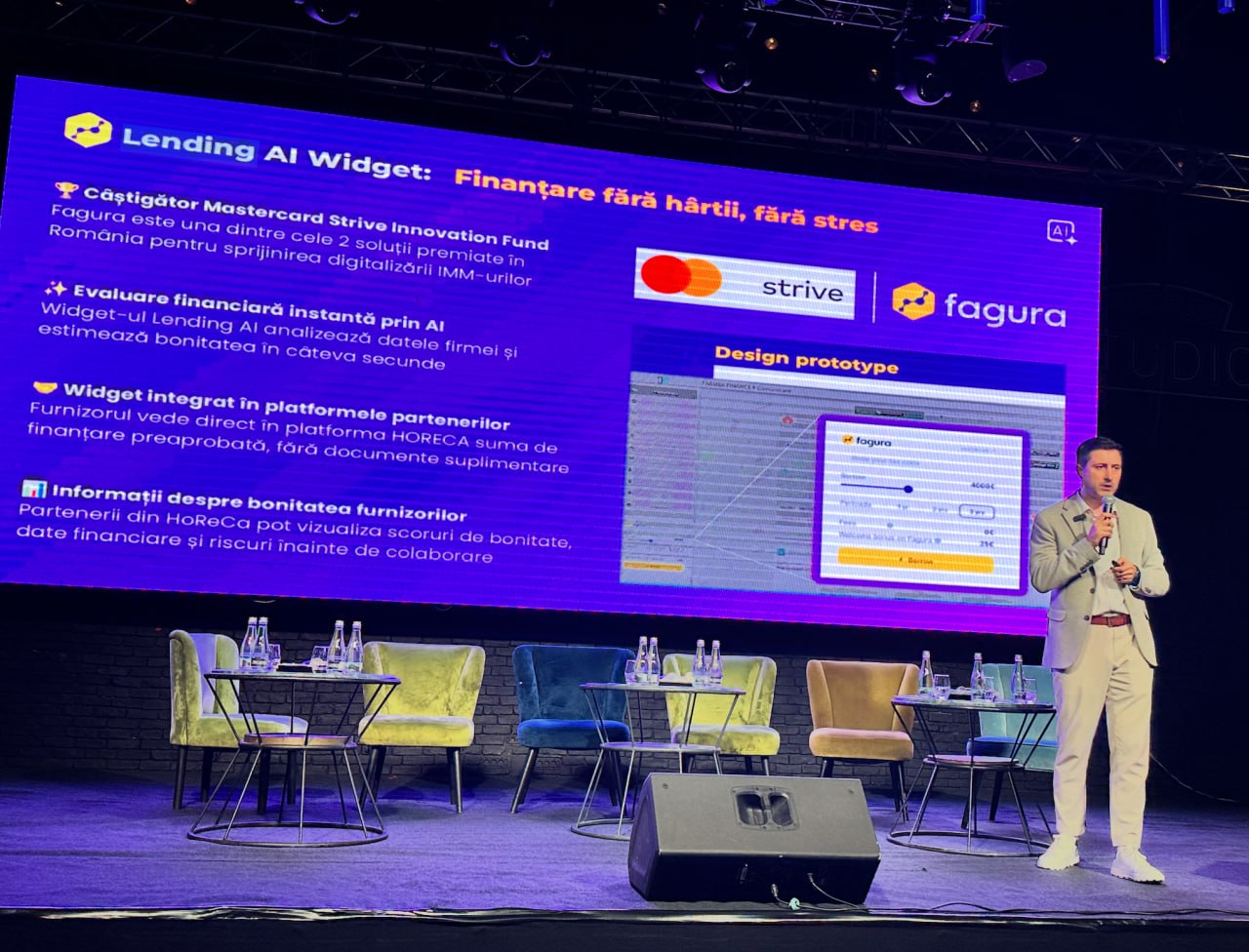 Start-upul Fagura, născut în Moldova, este unul dintre cele două companii câștigătoare în cadrul programului Mastercard Strive Europe. Decizia a fost luată recent de jurații competiției, după ce Fagura a aplicat cu un proiect prin care  dezvoltă un widget financiar bazat pe inteligenţă artificială, care foloseşte datele micilor afaceri pentru a evalua rapid bonitatea acestora, facilitând accesul la finanţare şi capital de lucru prin soluţii de finanţare integrate şi conexiuni directe cu investitorii