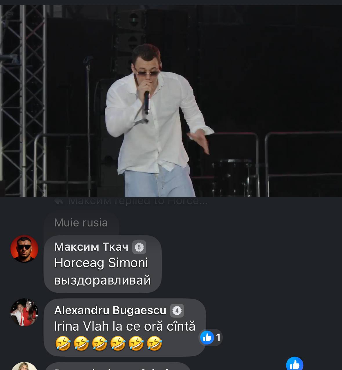 Publicul de pe Facebook așteaptă ca la un moment dat să iasă în scenă să cânte și Irina Vlah