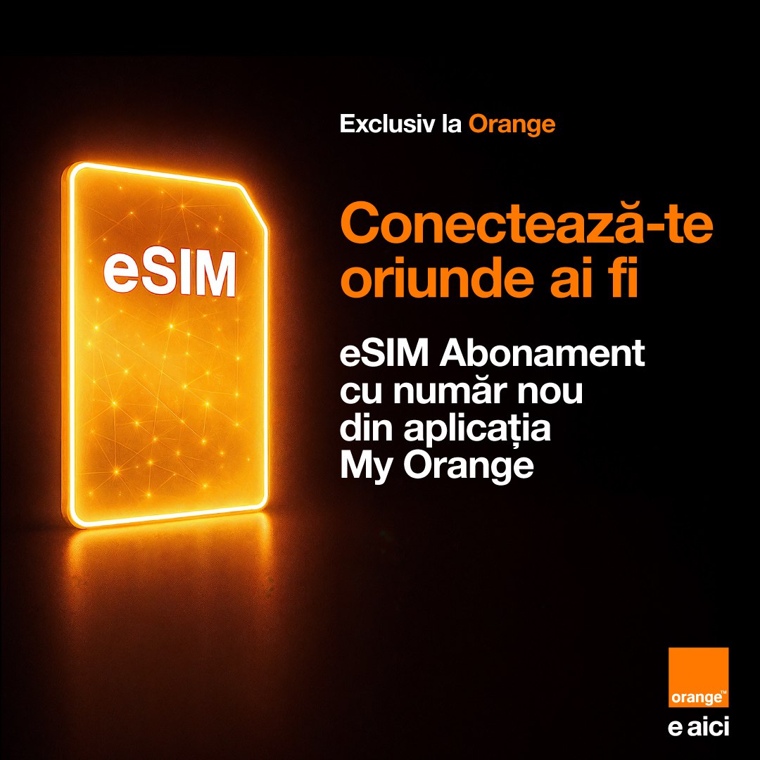 Orange Moldova lansează în premieră eSIM Abonament – abonamentul 100% digital, pe care îl activezi rapid și în câțiva pași, direct din telefonul tău