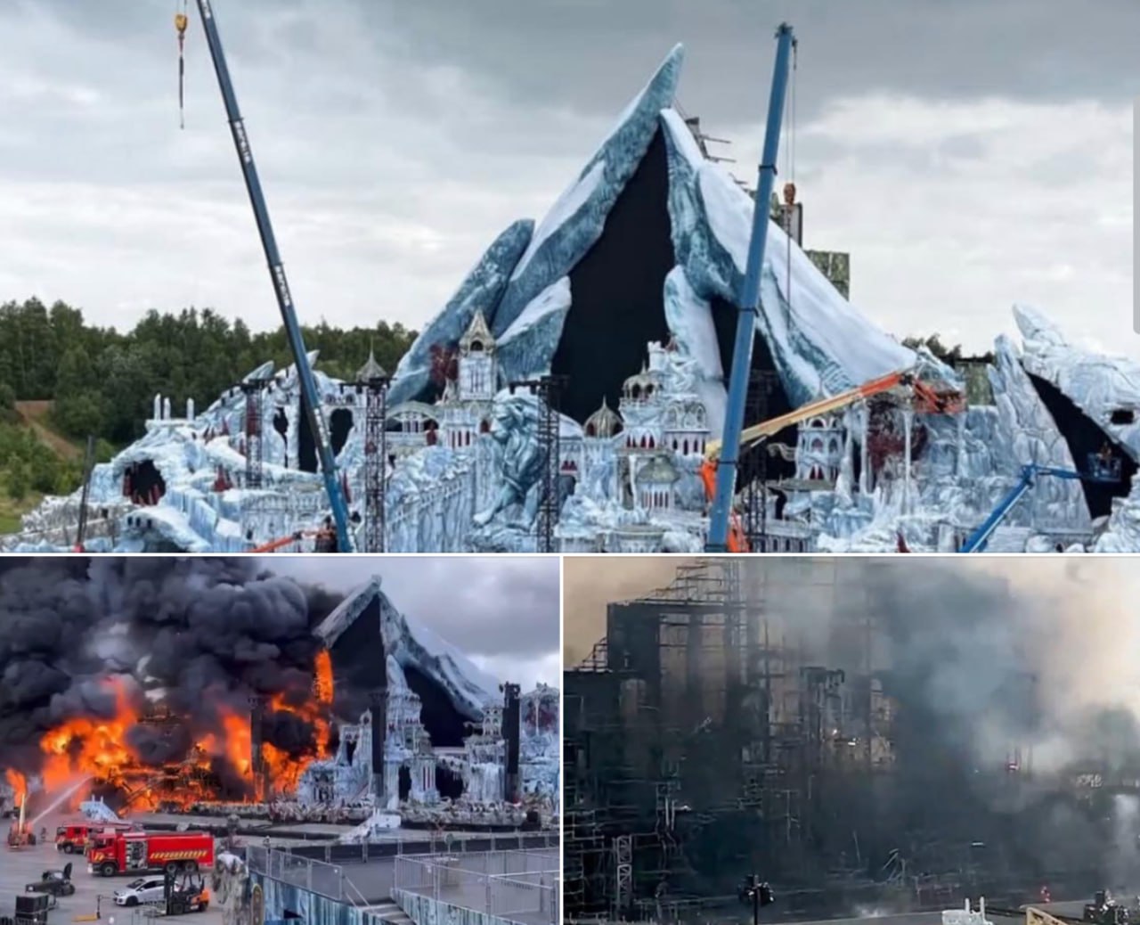 Scena principală a unuia dintre cele mai mari festivaluri de muzică din lume, Tomorrowland din Belgia, a ars în întregime cu două zile înainte de eveniment, în urma unui incendiu provocat de instalațiile de artificii. Festivalul urmează să înceapă azi. Organizatorii au anunțat ieri seara că sute de oameni lucrează să facă posibilă desfășurarea evenimentului. Vizitatorii sunt așteptați oricum de azi la ora 14.00 la locație, timp în care organizatorii încearcă să facă o altă distribuție a scenelor