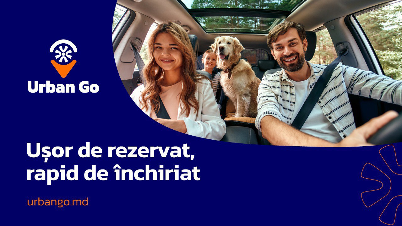 Urban Go - închiriază ușor, călătorește plăcut cu o nouă compania de închirieri auto pe piața din Moldova