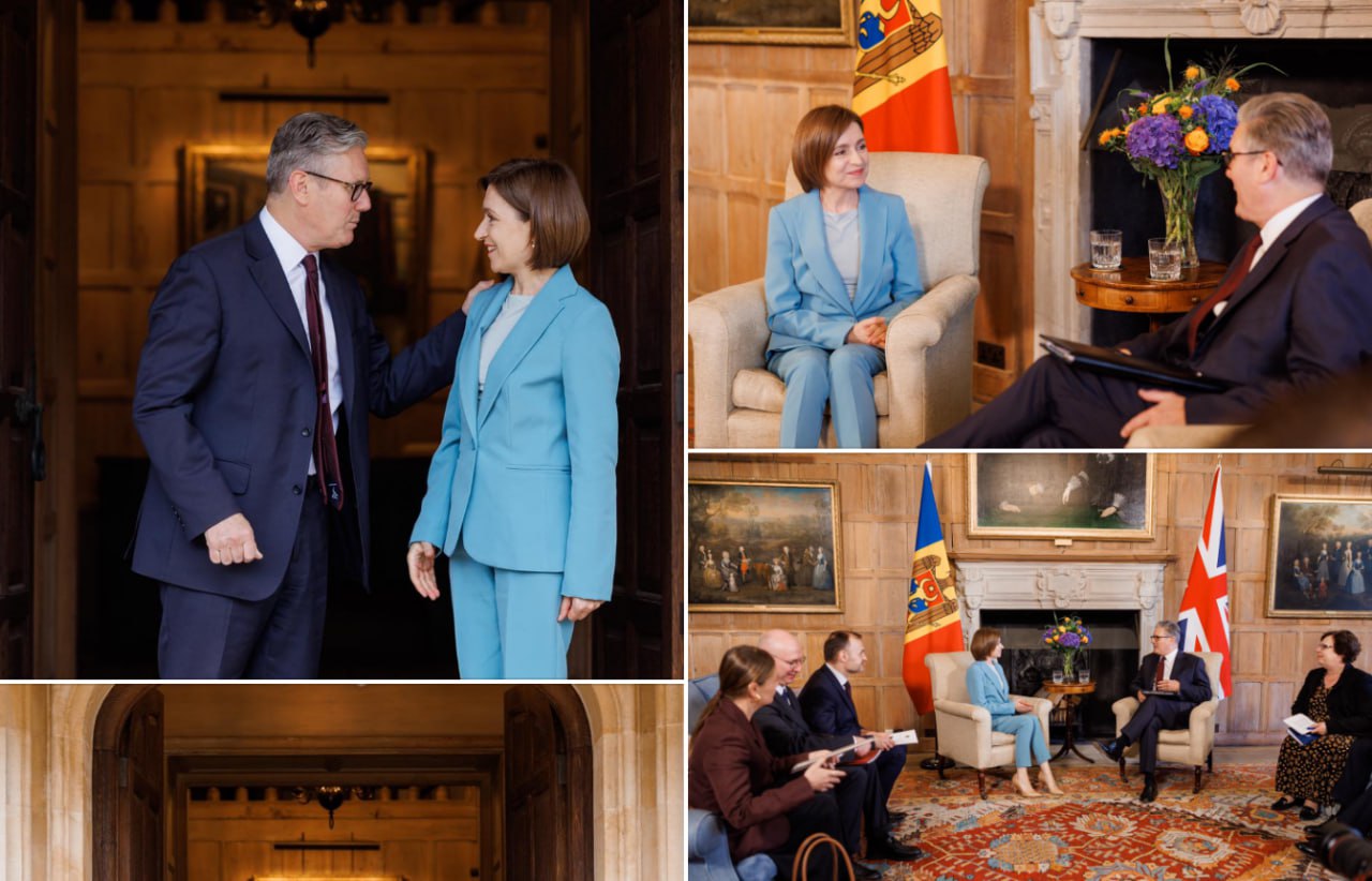 Maia Sandu, în vizită în Marea Britanie. S-a întâlnit cu premierul Keir Starmer și urmează o discuție și cu regele Charles: Parteneriat moldo-britanic consolidat prin investiții și sprijin pentru diasporă