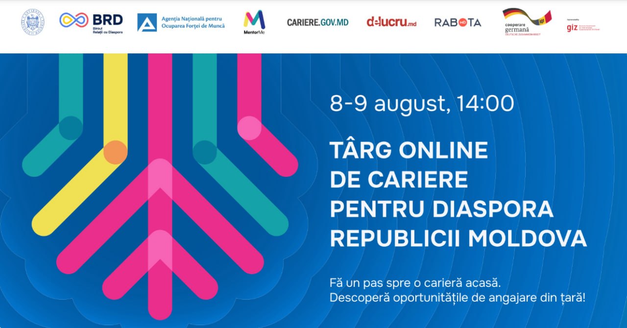 Primul Târg Online de Cariere dedicat diasporei Republicii Moldova