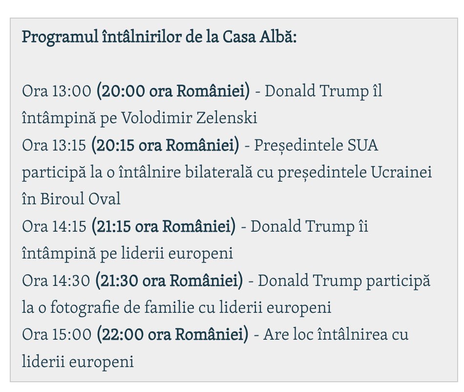 O nouă seară de foc se anunță azi la Washington, după întâlnirea din Alaska. Azi seara președintele american Donald Trump îl găzduiește în DC pe Volodymyr Zelensky și mai mulți lideri europeni