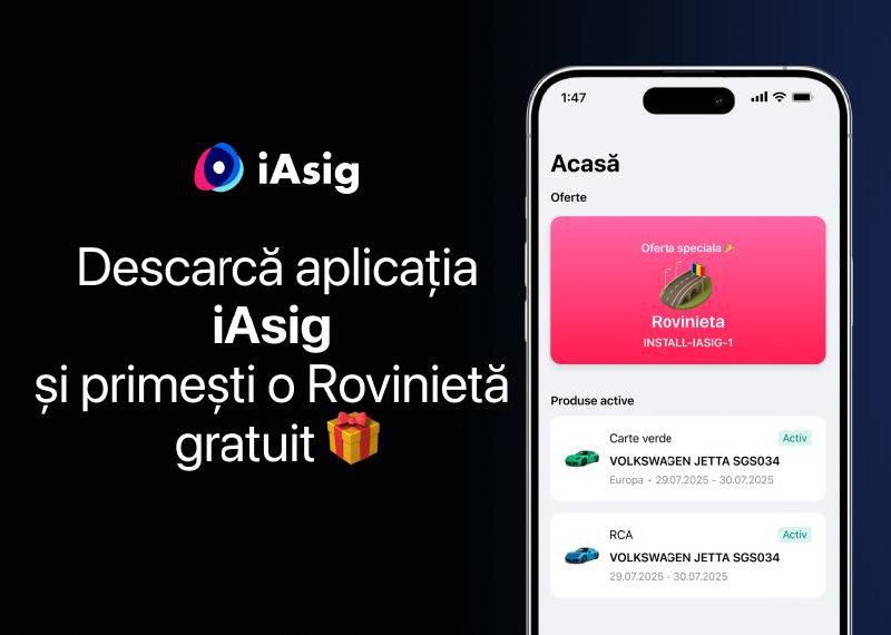 Serviciul de asigurări online iAsig iși lansează aplicația mobilă 📱