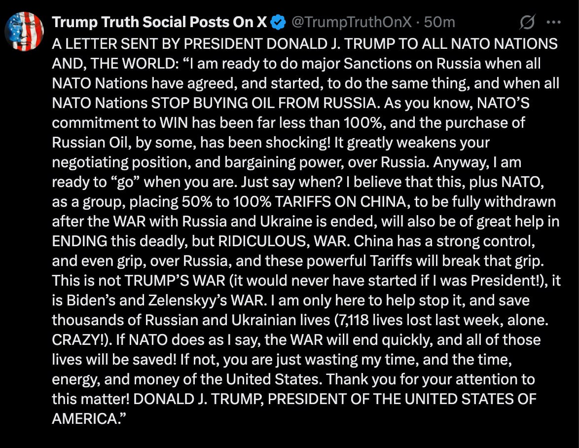 Donald Trump, un nou mesaj despre Rusia: Caută dividende economice pentru ca să impună sancțiuni dure rușilor