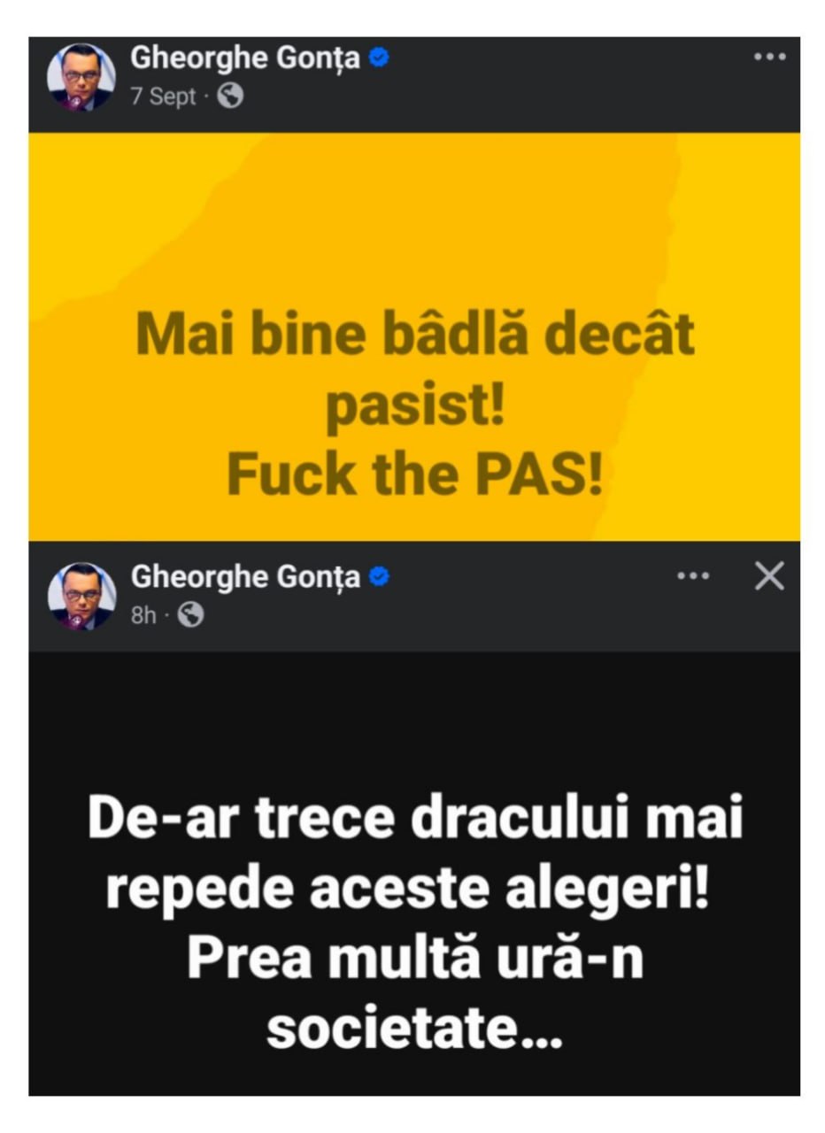 Moderatorul de interviuri pe Youtube, Gheorghe Gonța, a constatat că în societate... e prea multă ură