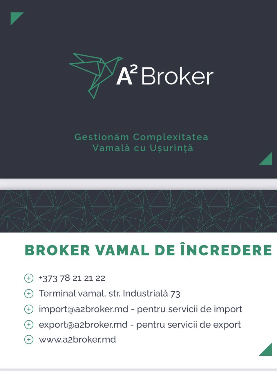 A2 Broker - partenerul tău de încredere în procedurile vamale