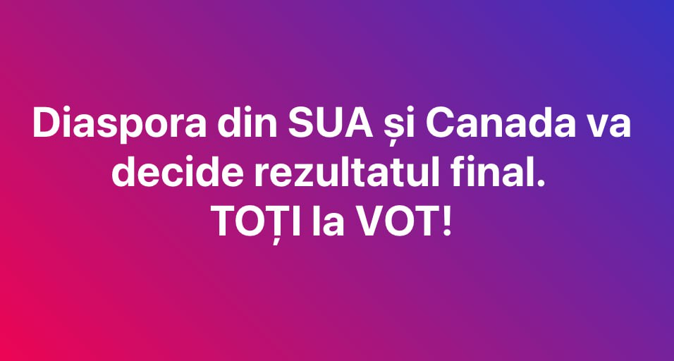 Make Moldova Great Again. Diaspora din SUA și Canada va decide rezultatul final