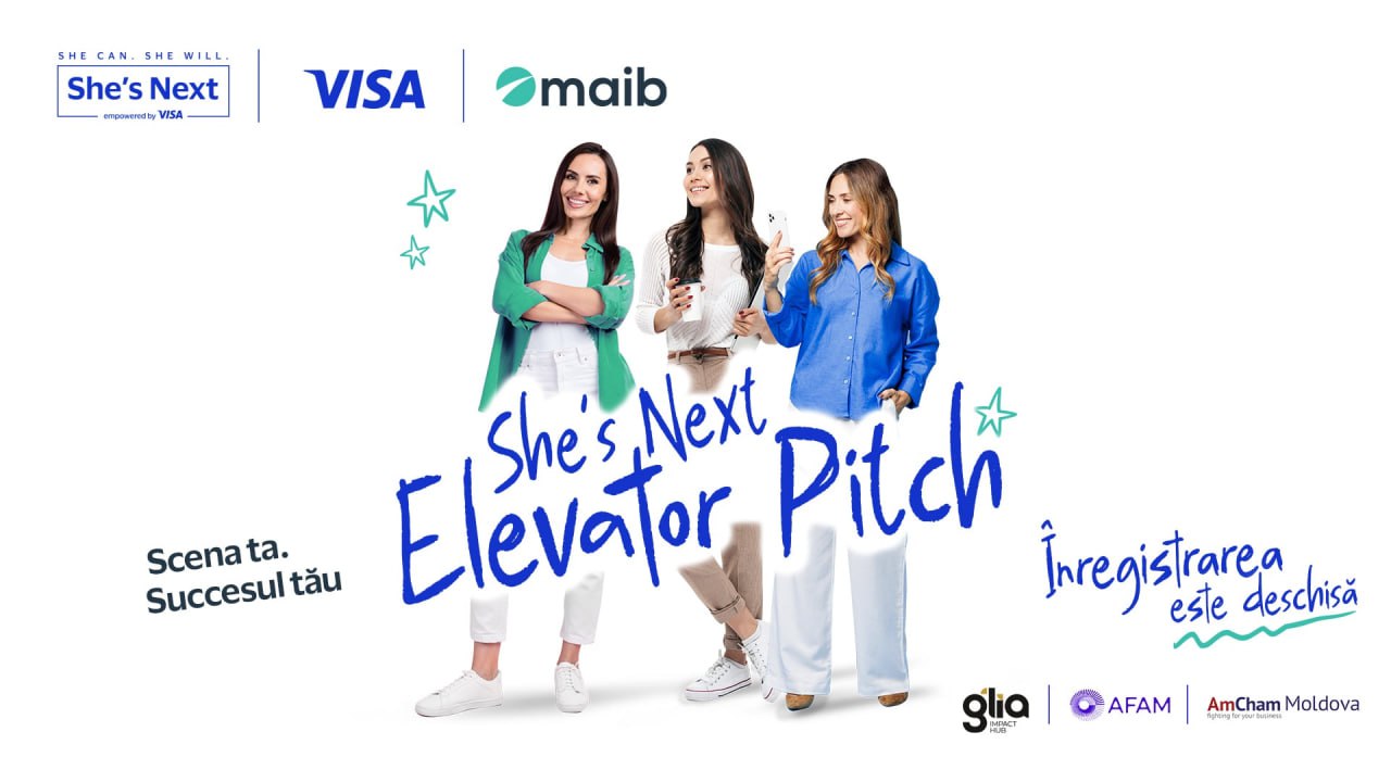 Visa și maib lansează o nouă ediție a programului She’s Next în Moldova