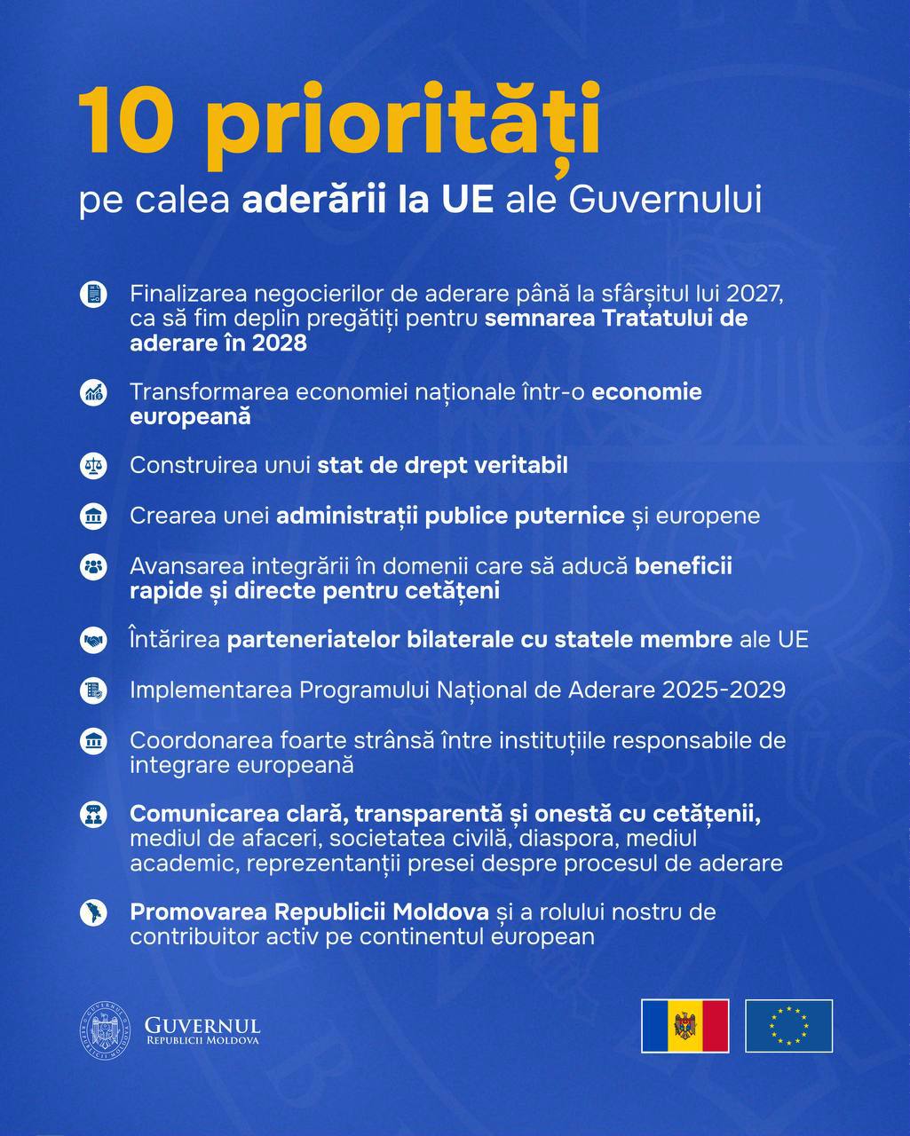 Promovarea Moldovei și a rolului nostru de contribuitor activ pe continentul european