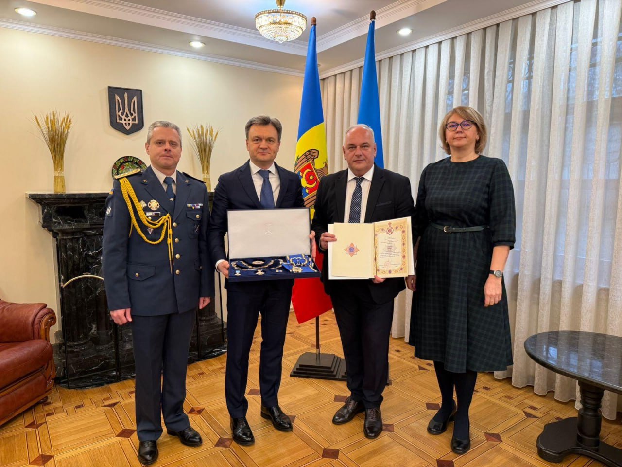 Distincție înaltă pentru Dorin Recean: Ordinul „Cneazului Iaroslav cel Înțelept”, oferit de președintele Ucrainei
