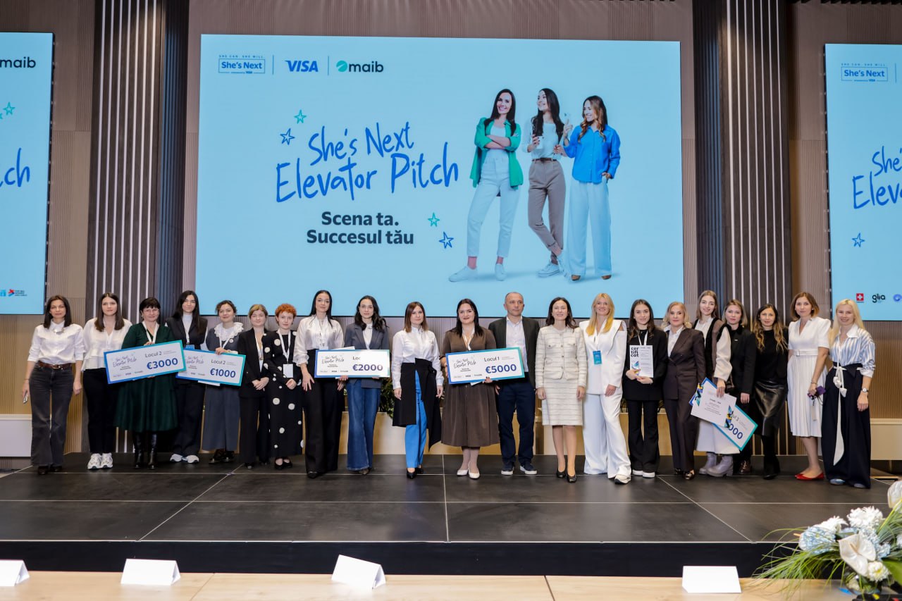 Cea de-a treia ediție a inițiativei globale She’s Next Empowered by Visa s-a încheiat în Republica Moldova, fiind organizată cu sprijinul maib, partenerul-cheie al programului. În acest an, interesul pentru She’s Next a fost unul record: peste 800 de femei și-au depus candidatura pentru a participa în două categorii: „Afaceri existente” și „Idei de afaceri”