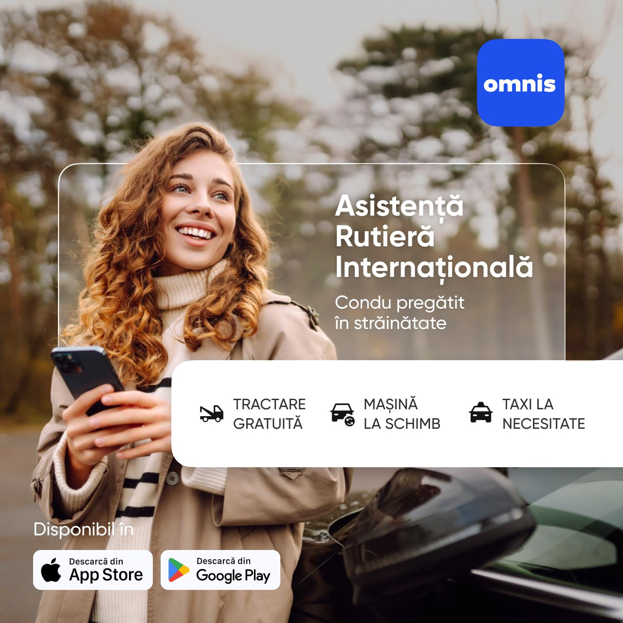 Călătorește fără griji cu Asistența Rutieră Internațională de la omnis!